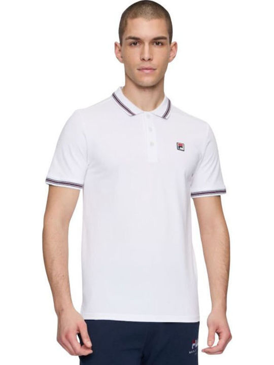 FILA Lubbeek Polo Short Sleeve Blouse White