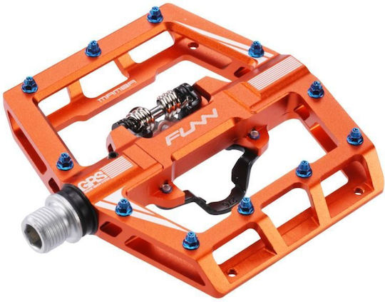 Funn Fahrradpedale Plattform Orange