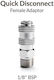 Gaahleri Airbrush Quick Disconnect Female Adaptor