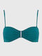 Strapless Bikini Top Πράσινο