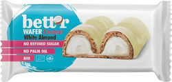 Bettr Bio Schokolade Wafer Weiße Schokolade Mandel Vegan 33gr