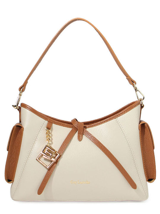 Guy Laroche Leather Women's Shoulder Bag Gold