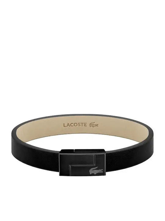 Lacoste Мъжки Комплект Гривни Гривна Мартишка За Двойки От Кожа 19cm