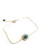 Amalfi Accessories Damentaschenarmband mit Auge-Design aus Silber