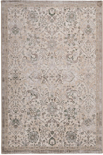 Viokarpet Gossip 9366b Alb-verde 200x290