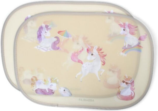 Filibabba Sun Shades Car 2pcs Unicorn Shores 108.00638