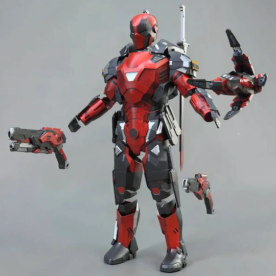 Figurină Cosplay Deadpool Armură V2 Purabilă 3D Tipărită 7 6 Cm 1:24