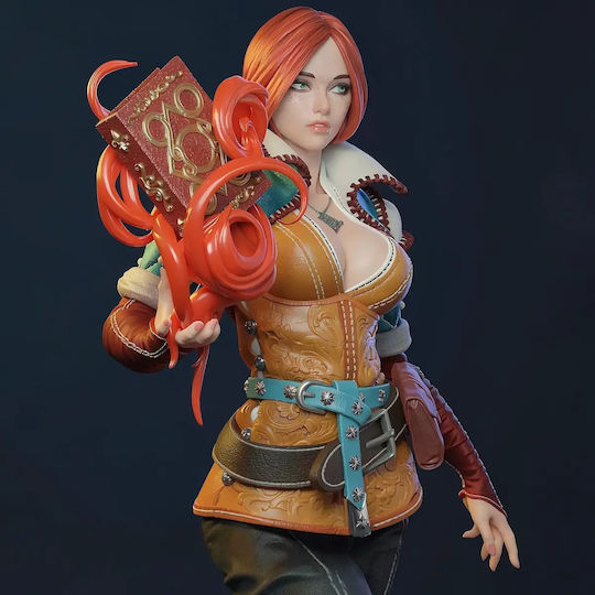 Figurină Triss Merigold În Picioare Din The Witcher 3d Tipărită 15 2 Cm 1:12