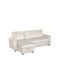 Tresor Ecke Sofa Bett mit Umkehrbarer Winkel Weiß 223x145x91cm