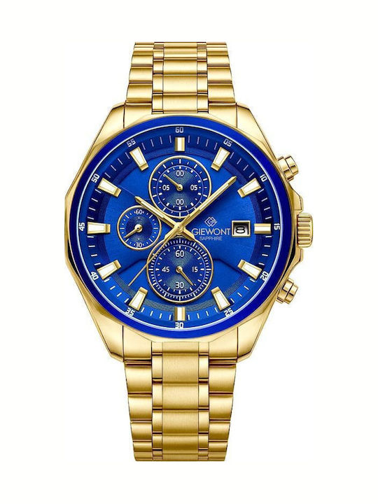 Giewont Sapphire Men's Watch 43mm Chronograph B...