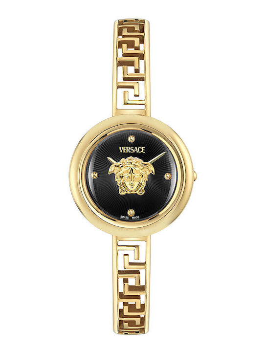 Versace Medusa Womens Watch 28mm Battery with Gold Metal Bracelet