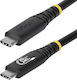 StarTech USB 2.0 Cable USB-C Male - USB-C Black 2m CC2M20GUSB4TP