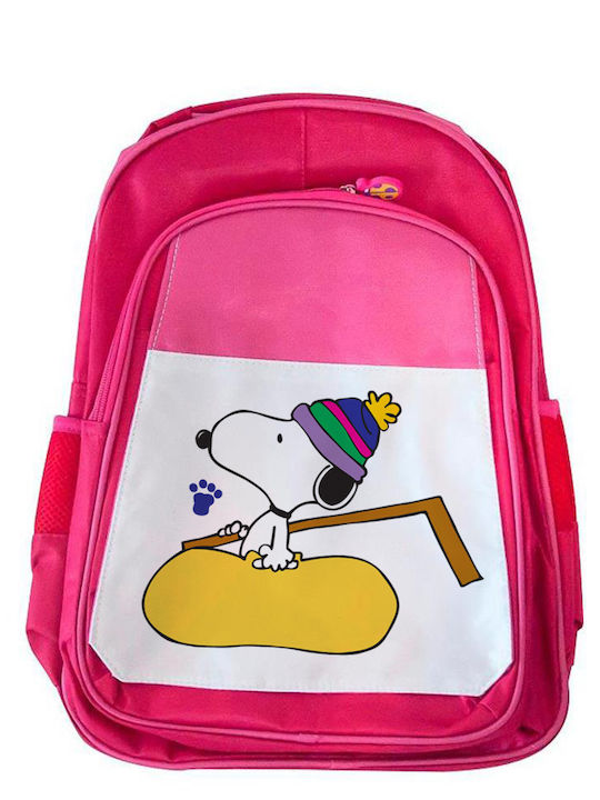 Kinder Schulranzen Snoopy Rosa 41x30x15cm