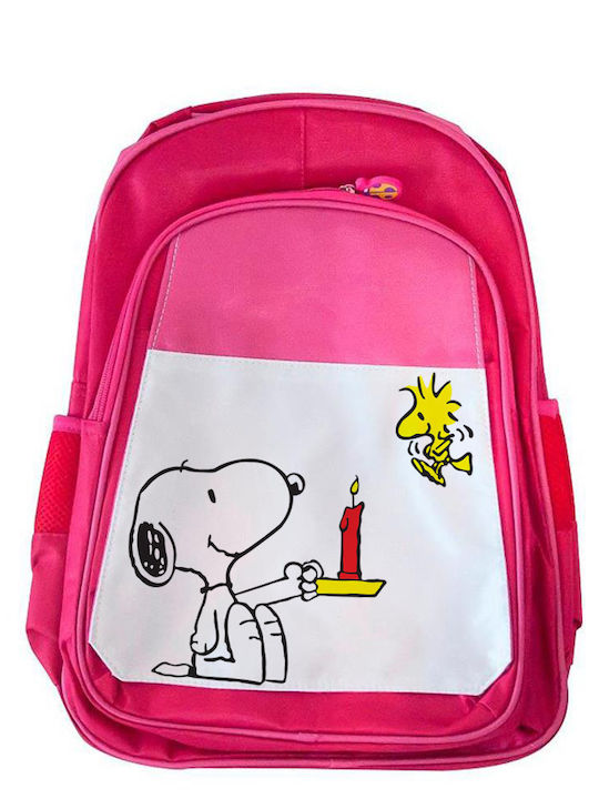 Kinder Schulranzen Snoopy Rosa 41x30x15cm