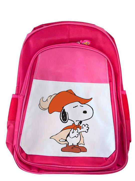 Kinder Schulranzen Snoopy Rosa 41x30x15cm