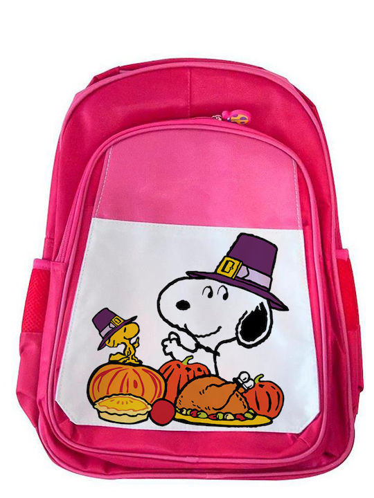 Kinder Schulranzen Snoopy Rosa 41x30x15cm