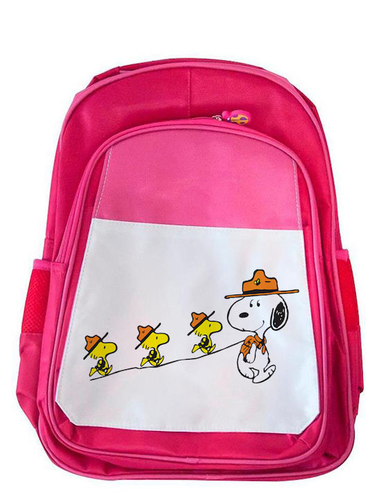 Kinder Schulranzen Snoopy Rosa 41x30x15cm