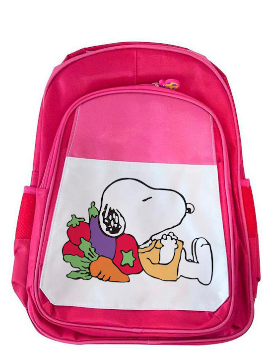 Kinder Schulranzen Snoopy Rosa 41x30x15cm