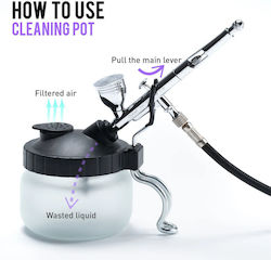 Gaahleri Airbrush Cleaning Kit Σετ Καθαρισμού Βάση Αερογράφου