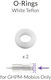 Gaahleri Mobius Series White O-rings Nozzle