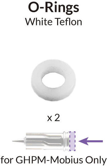 Gaahleri Mobius Series White O-rings Nozzle