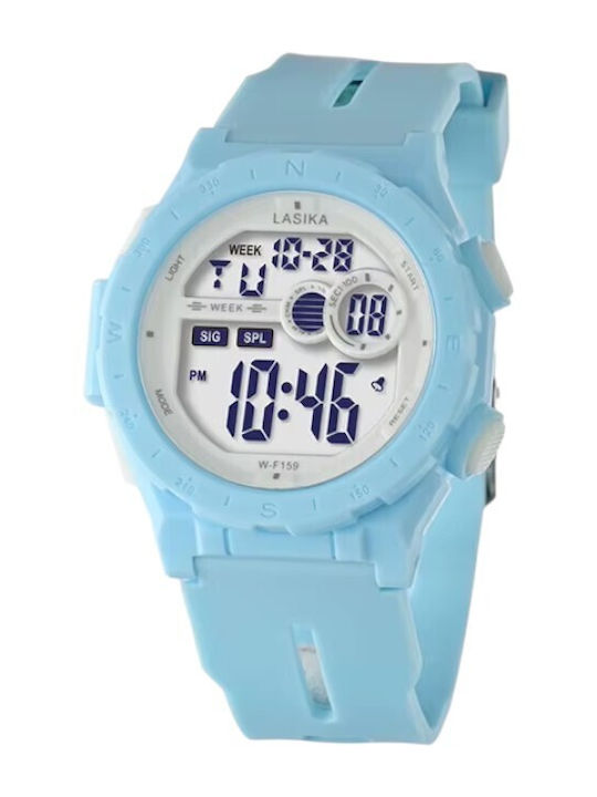 Ceas Digital Pentru Bărbați 43mm Cu Baterie Alb...
