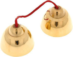 Startone Kleine Messingglocke 602984 mit 2 Glöckchen