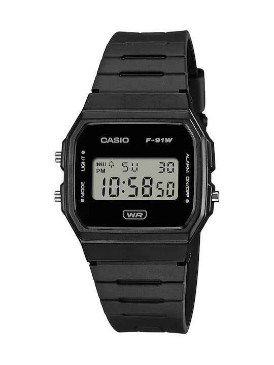 Casio Ψηφιακό Ανδρικό Ρολόι 38mm Μπαταρίας με Μ...