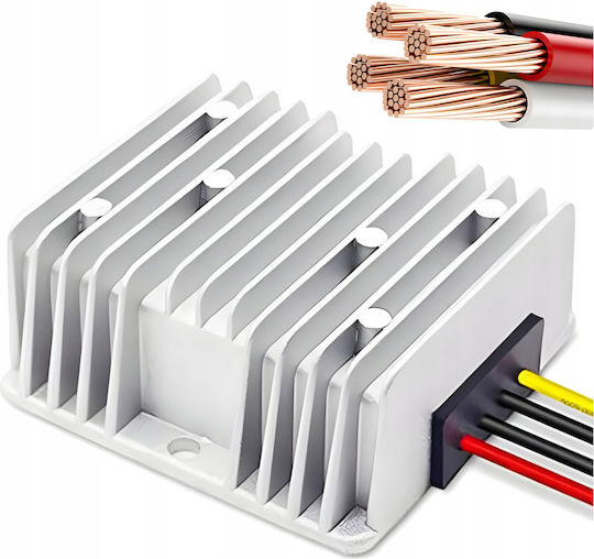 Convertor De Putere Auto Dc-dc Zola 120w 10a Intrare 18-36v Ieşire 12v Carcasă Din Aluminiu Ip68