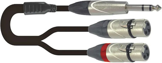 Onsei Cable XLR male - Μαύρο 1m MAS4700946