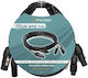 Accu-Cable Кабел XLR мъжки черен 1м