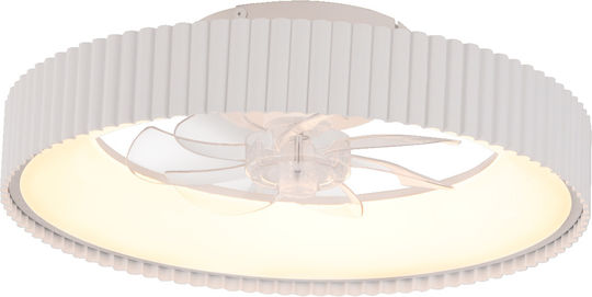 Aca Ceiling Fan 30cm With Light White