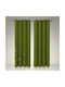 Joydeco Set Perdele Opace Cu Capse Verde 135x240cm