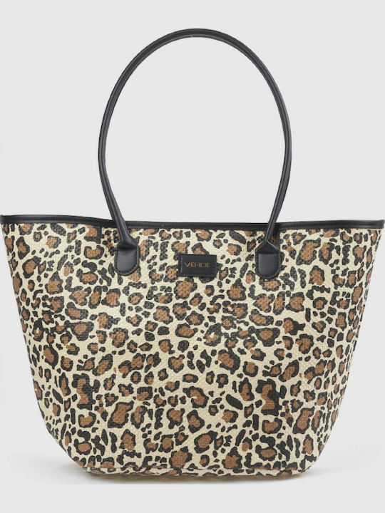 Verde Stoff Strandtasche Mehrfarbige