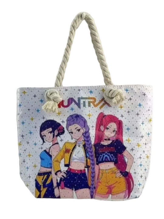 Kids Beach Bag Light Blue 30x23x8cm