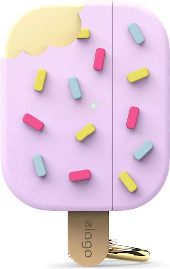 Elago Ice Cream Hang Θήκη Σιλικόνης σε Λιλά χρώμα για Apple AirPods Pro 3