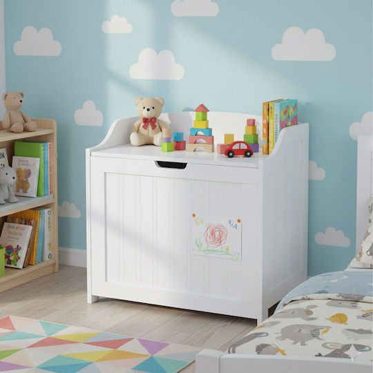 Relaxdays Kleine Aufbewahrungsmöbel Holz Nische M56xB36xH53cm