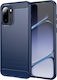 Techsuit Carbon Rückseite Umschlag Silikon Blau (OnePlus 15R)