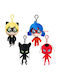 Plush Keychain P.m.i Miraculous Clip On Plush Characters S1 Random Mlb7004 1 Piece Random Selection
