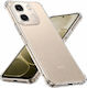 Techsuit Oppo Umschlag Rückseite Silikon Transparent (Oppo A6 4G)