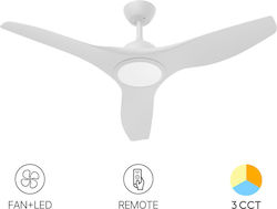 Braytron Ceiling Fan 132cm with Light Fixture W...