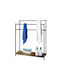 Relaxdays 100x82cm Schwarzer Badezimmerhaken & -halter