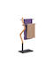 Relaxdays Suport Prosoape 85x43,5cm Gri