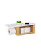 Relaxdays Brown Bamboo Paper Holder 4052025462734