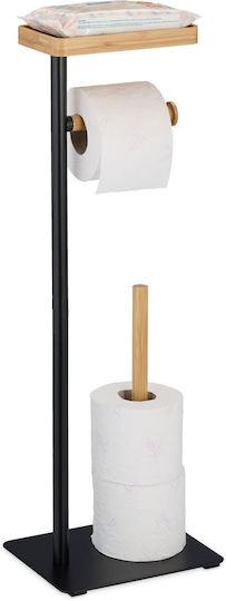 Relaxdays Black Metallic Paper Holder 4052025491147