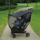 Chipolino Stroller Sunshade Black
