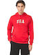 Sweatshirt with Hood Red