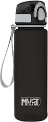Must Team Plastic Kids Water Bottle Black 670ml
