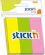 Hopax Stick Notes Index 76 X 25 Mm Set 3 X 50 Foi Stick'n 3 Culori Neon