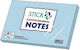 Hopax Self-adhesive Notes 76 X 127 Mm 100 Sheets Stick'n Pastel Blue
